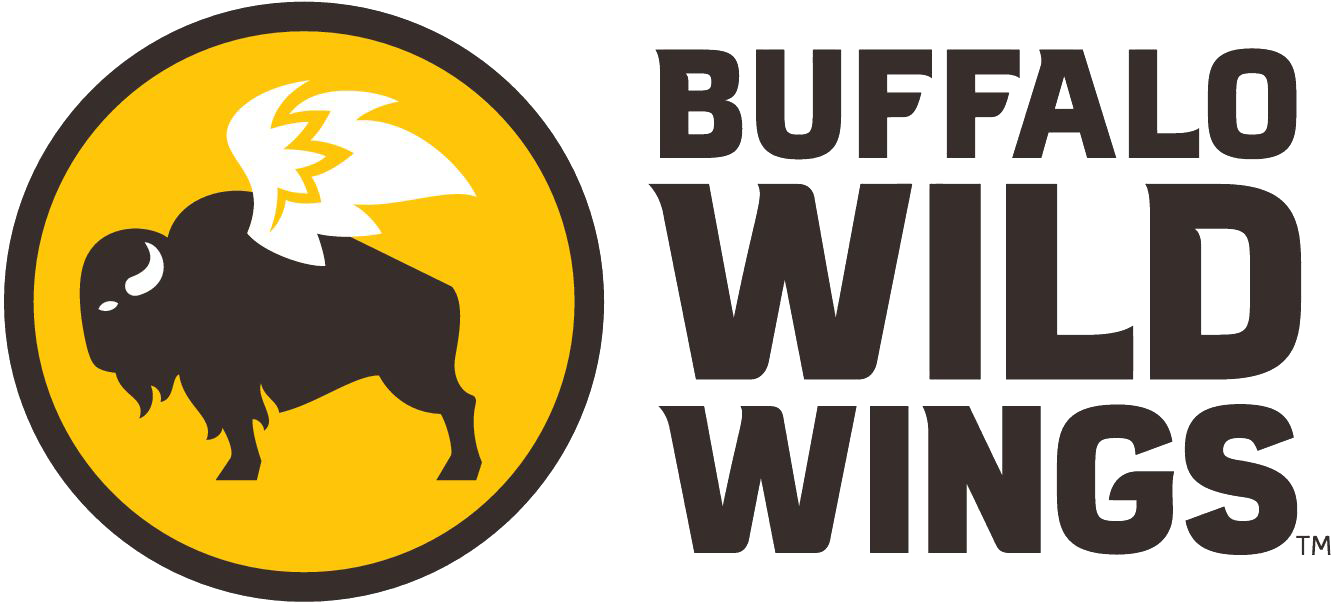 Image of a buffalo with wings next to the words Buffalo Wild Wings