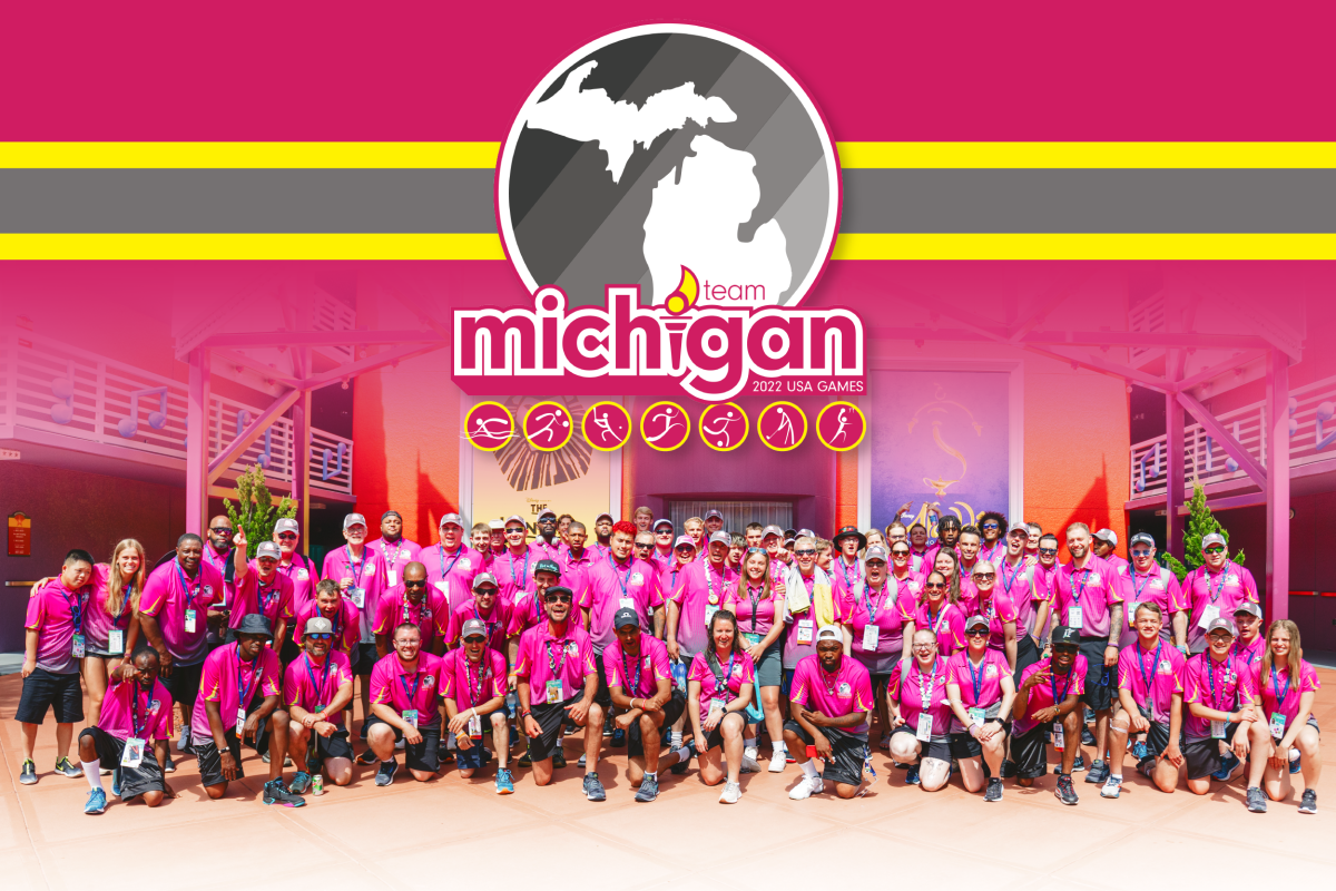 Team photo of Team Michigan 2022 delegation