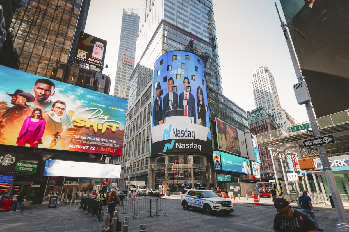 Nasdaq building in NYC