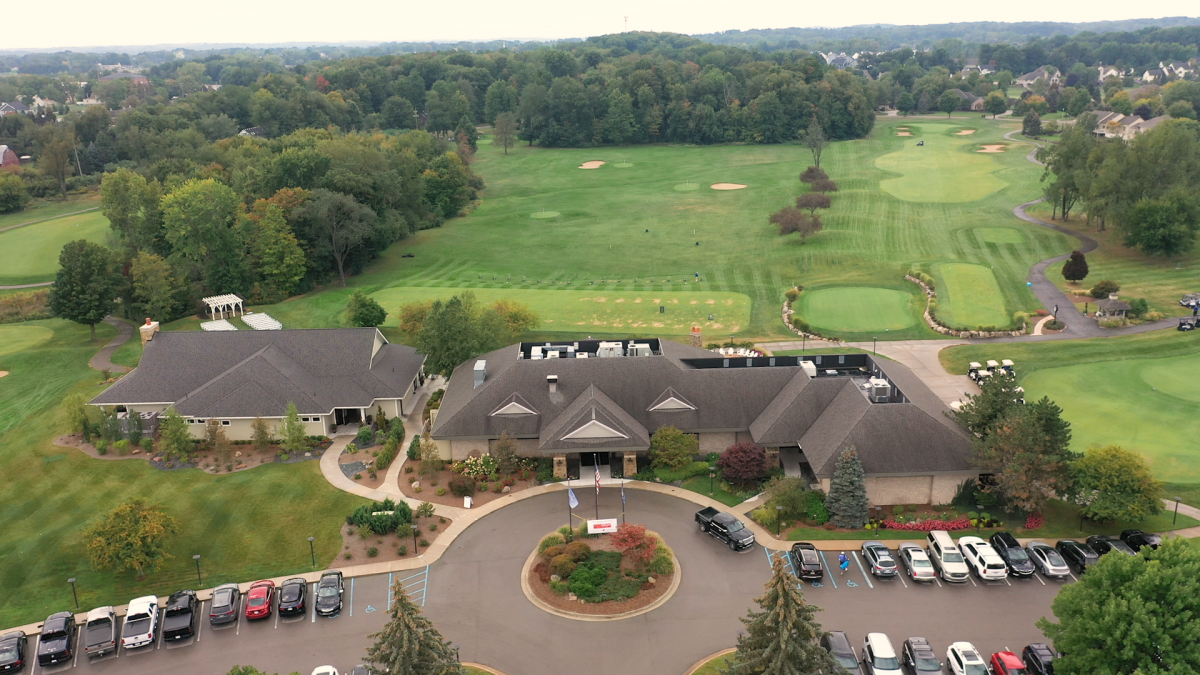 railside golf club from air