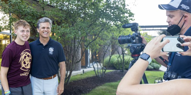 Special Olympics Michigan athlete interviews Chairman 