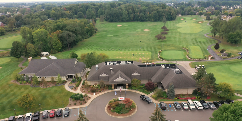 railside golf club from air