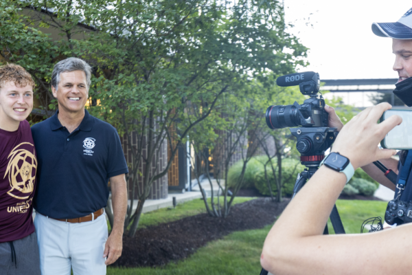 Special Olympics Michigan athlete interviews Chairman 