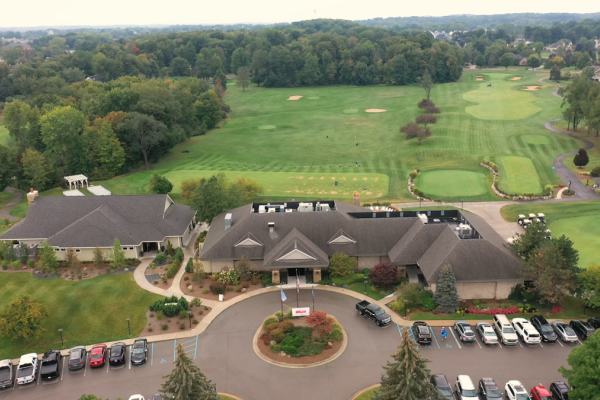 railside golf club from air